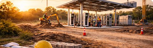 Construcción de gasolineras