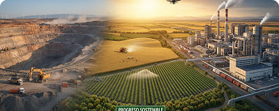 Industria minera, agrícola e industrial